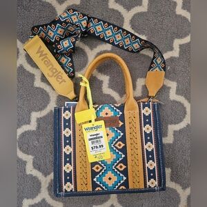 Wrangler Aztec crossbody tote